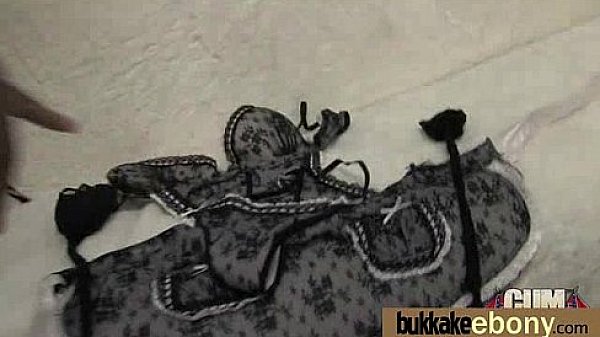 Nonton Black Pornstar Debut Bukkake 16 thumbnail