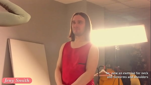 Erotic stretching class prank with Jeny Smith