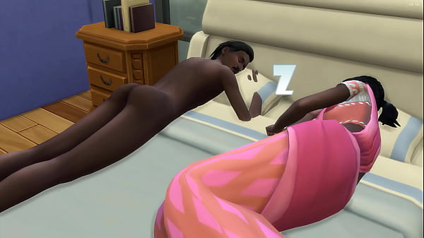 Play MP4 - Indian step son visits his stepmom naked and puts her next to her in her bed - Desi indian sex