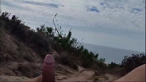 Play MP4 - Guy on nude beach spills a lot of milk