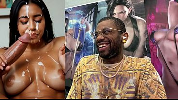 Nonton Tan Big Breast Slut Getting Cum Covered, Goth Peach Cock Teasing A Pre-cumming Cock, Big Breast Slut Rubbing Cum On Her Tits, Lara Croft Cowgirl Ride, Ai Generated thumbnail