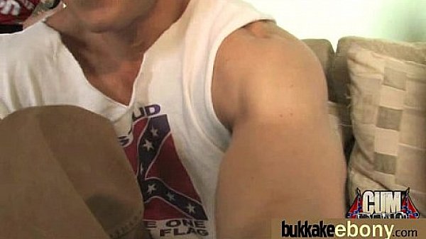 Ebony gets fucked in all holes by a group of white dudes 11 