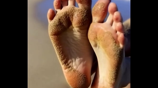 Playing on the beach