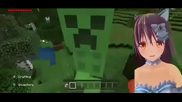 Step sis fucked while streaming minecraft