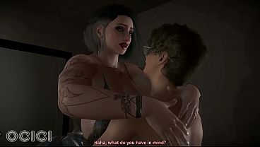 Gothic Milf With A Huge Ass Gives A Young Man An Unforgettable Gift On New Year's Eve - 3d Hentai - Ocici thumbnail