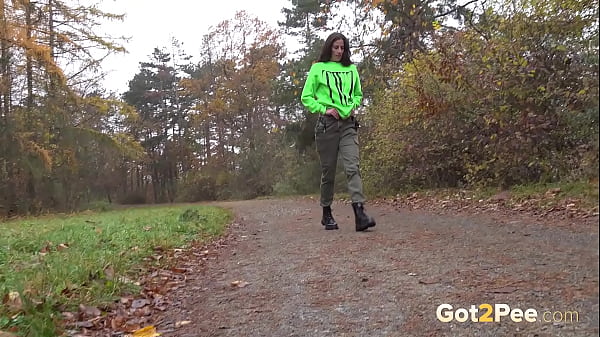 Got2pee Brings Another Desperately Peeing Girl In Another Pee For Ali - Featuring Big Puddle thumbnail
