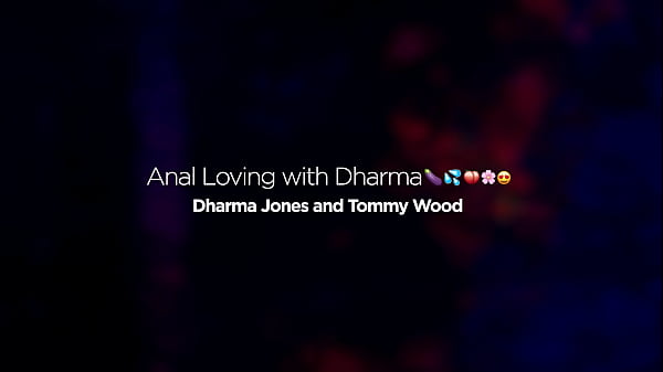 Dharma jones wears butt plug before anal fucking by big cock