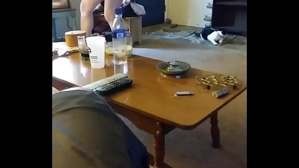 Cute_little blonde lotions up_in front me Total whore