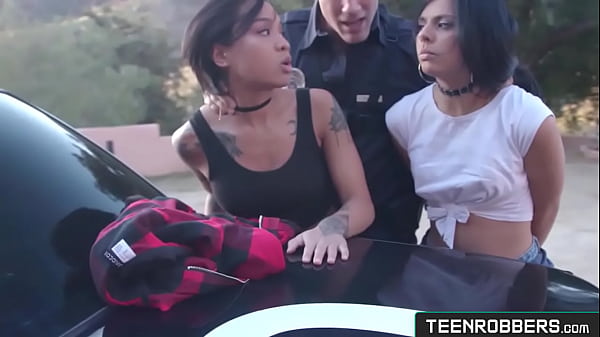 Public Sex with_Two Horny_Slut Teens - Teenrobbers.com
