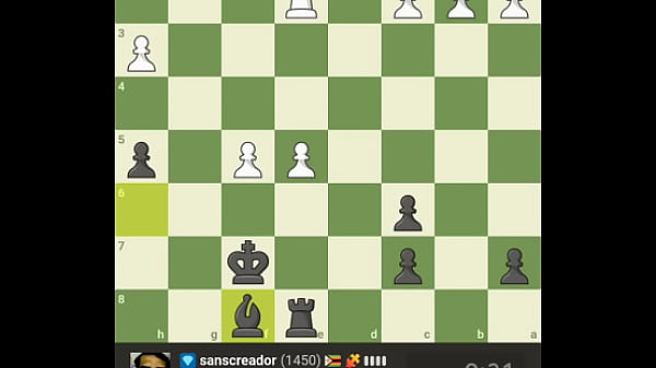 Estoy aburrido de la vida haci que decid&iacute; jugar un chess pero acabo perdiendo por tiempo y estaba mi rival mate en pocas jugadas as&iacute; que destruy&oacute; mi computador termina muy mal