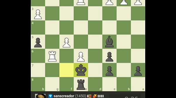 Estoy aburrido de la vida haci que decid&iacute; jugar un chess pero acabo perdiendo por tiempo y estaba mi rival mate en pocas jugadas as&iacute; que destruy&oacute; mi computador termina muy mal 