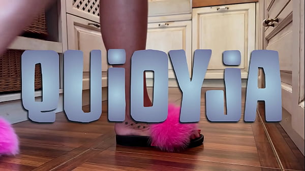 Nonton From Furry Slippers To Bare Feet In The Kitchen thumbnail