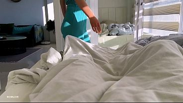 Step Mom Caught Step Son With Morning Boner And Helped Him Cum On Her Big Round Ass thumbnail