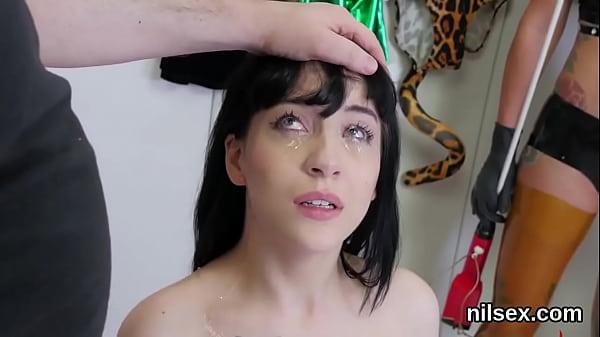 Feisty teen was brought in anal hole assylum for harsh therapy