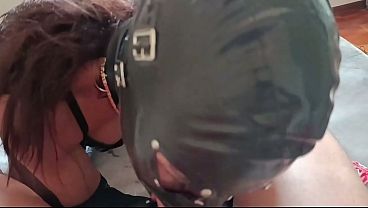 Preview 4 scenes 23 minutes of milf giving a blowjob with a condom