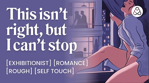 She finger fucks her pussy while her neighborsare fucking in_front ofher Window roleplay Amateur voyeur Hotel creampie