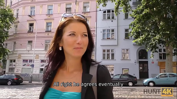 HUNT4K. Sexy lady forgets about her nerdy BF when meets rich male 