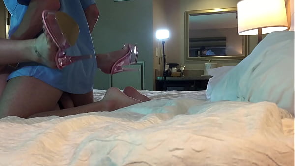 Police_Officer_Fucks Tgirl in Chastity