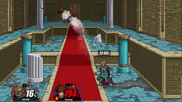 Le doy un golpecito_SSF2 peleando contra crocus