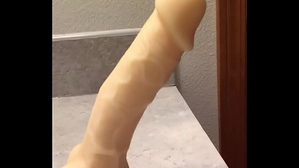Licking Up The Cum On My Dildo thumbnail