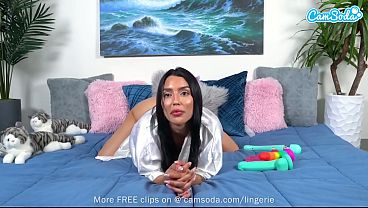 horny girl plays with her pussy 