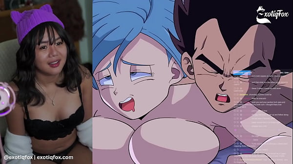 HOT DRAGONBALL HENTAIREACTION CUTE ASIAN STREAMER ExotiqFox_Solo Gooner GirlMasturbation Hentai Reaction Funny Vegeta Bulma