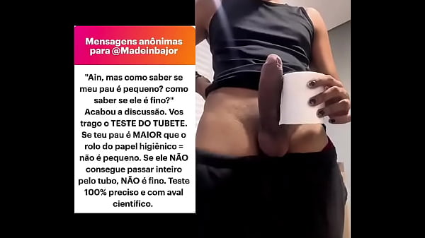 Concordam com o teste do tubete sim eu tinha que testar valeu madeinbajor pela sugest&atilde;o