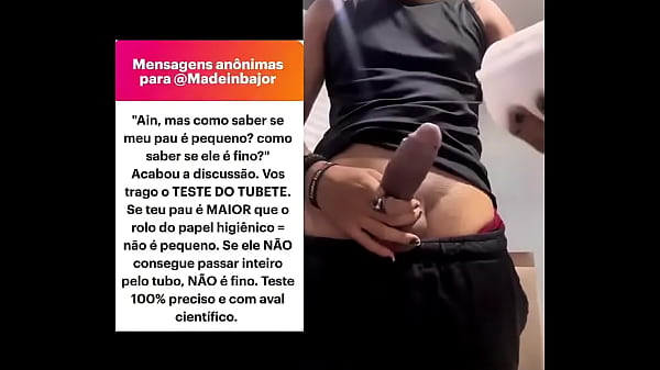 Concordam com o teste do tubete sim eu tinha que testar valeu madeinbajor pela sugest&atilde;o