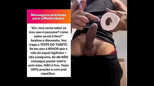 concordam com o TESTE DO TUBETE?sim eu tinha que testar, valeu madeinbajor pela sugest&atilde_o