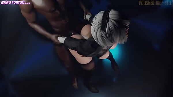 2B Rides a BBC Nier Automata (Polished-jade-bell)