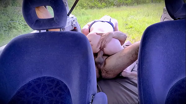 OUTDOOR PUBLIC ANAL SEX WITH HOT BLONDE INTHE BACK OF THECAR 1of2