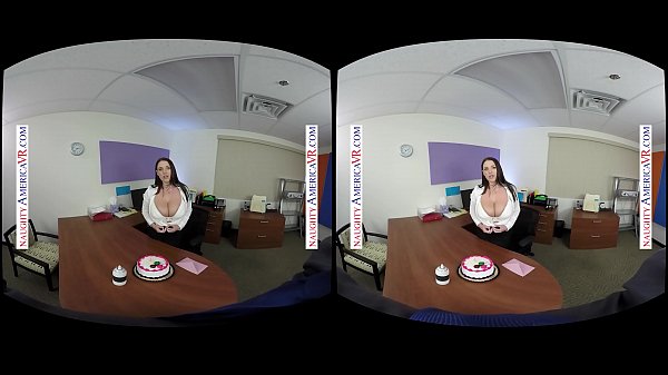 Naughty America Angela White gets_a birthday surprise then_puts out