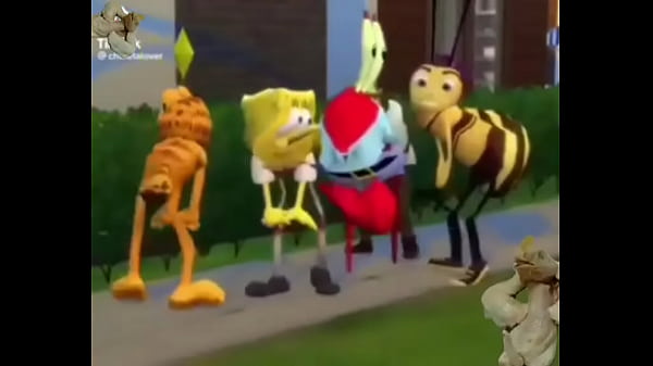 Zoccola eccitata che balla