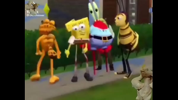 Zoccola eccitata che balla 