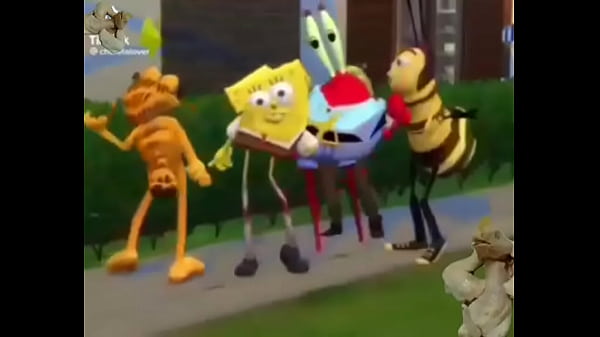 Zoccola eccitata che balla