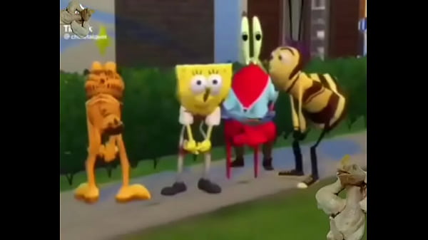 Zoccola eccitata che balla