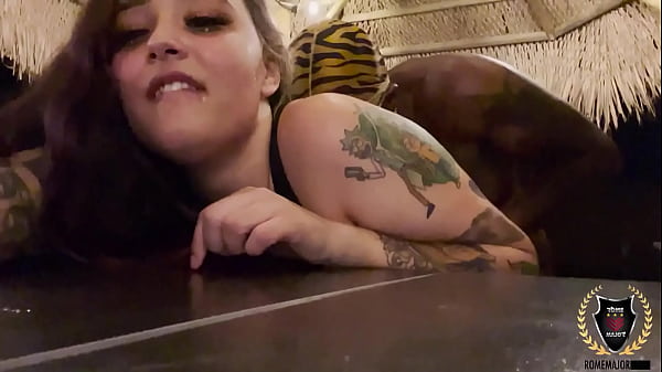 Sexy bartender indigo got pussy fucked by rome major in the cabana 