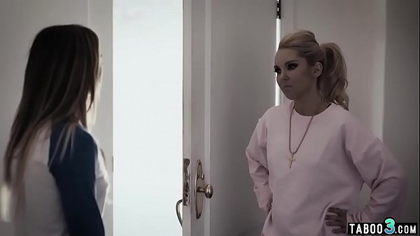 Play MP4 - Religious stepmom orders boyfriend to fuck her lesbian stepdaughter