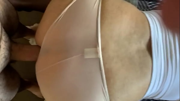 Fucking wearing Rebecca see through panties