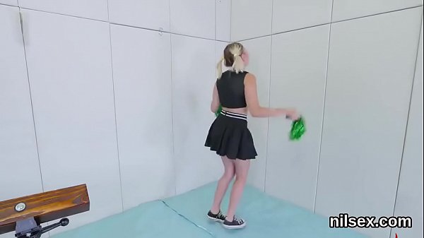 Horny sweetie was brought in ass holeasylum for uninhibited treatment