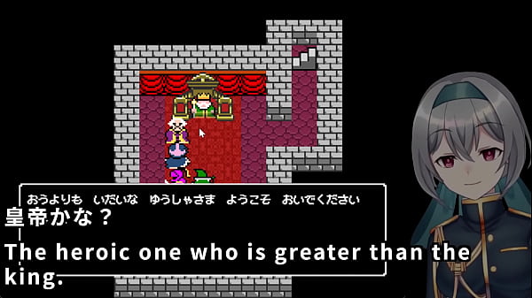 The hero can do whatever he wants in a pixel art video game world 