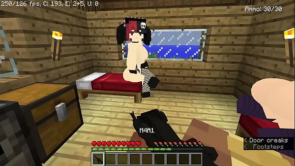 Play MP4 - Steve comendo a g&oacute;tica quadrada