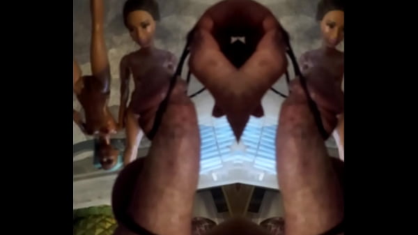 Mirranuz M82 20231107 trapped ORGASM drips on two BARBIE doll Tits