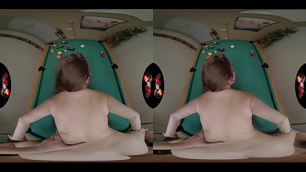 Huge boob spanish hottie pool table sex