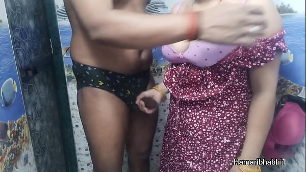 Play MP4 - Indian Desi Bhabhi giving best handjob and her husband cum on her sexy blue panty&period;