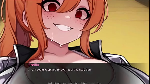 My martial artist partner shrunk me and humiliated giantess visual novel game