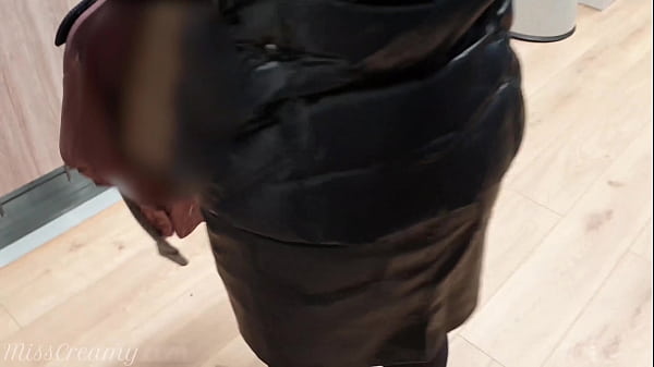 Public sex - Hotteacher flashing and sucking my dick in the_mall dressing room 4K - MissCreamy