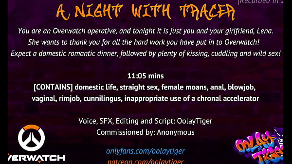 [OVERWATCH] A Night With_Tracer Erotic Audio Play by Oolay-Tiger
