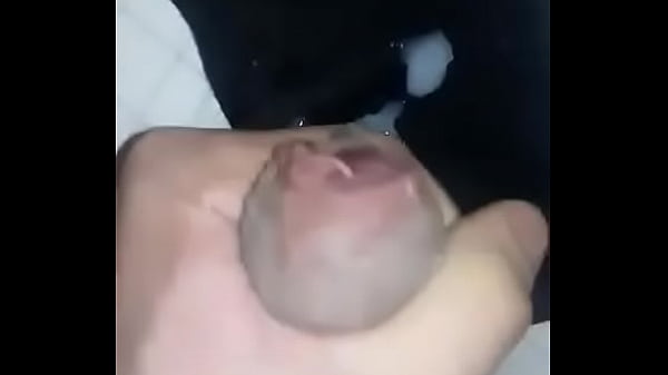 Jerking off my load on a sock 