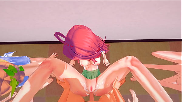 Reverse gangbang with the nakano